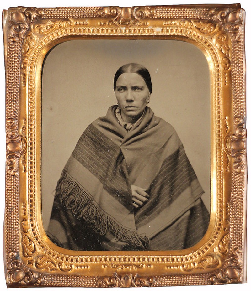 Elizabeth Wohlman's police file photo, taken in 1861. Text adapted from Captured and Exposed: The First Police Rogues’ Gallery in America, by Shayne Davidson. - PHOTOS COURTESY OF THE MISSOURI HISTORY MUSEUM
