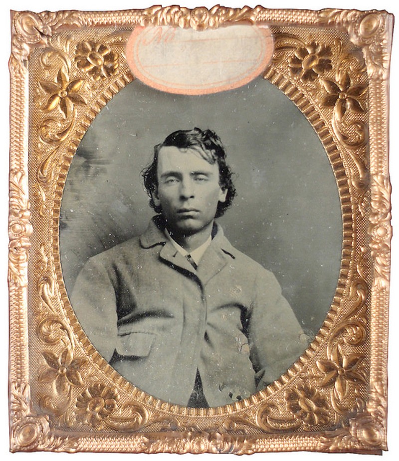 Dave Marshal, a suspected "moll buzzer," or thief who pickpockets or steals women's purses. Text adapted from Captured and Exposed: The First Police Rogues’ Gallery in America by Shayne Davidson. - PHOTO COURTESY OF THE MISSOURI HISTORY MUSEUM
