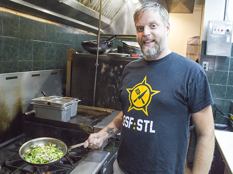 Brian Hardesty, chef and co-founder of Guerrilla Street Food. - Sara Bannoura