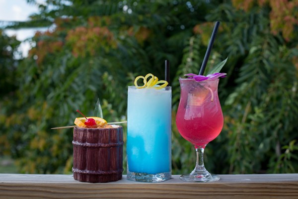 The tiki drinks at Taha'a Twisted Tiki will have you ready for a luau. - PHOTO BY MONICA MILEUR