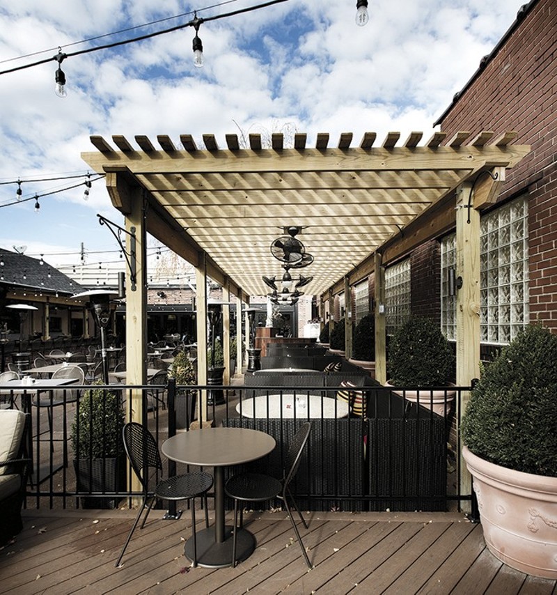 The outdoor patio at Billy G's. - PHOTO BY JENNIFER SILVERBERG