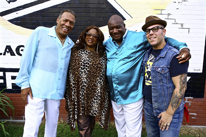 From left: Roland Johnson, Renee Smith, Gene Jackson and Mat Wilson. - PHOTO BY NATE BURRELL