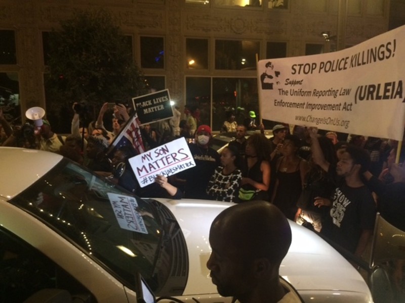 Protesters Again March Through Downtown St. Louis, Blocking Intersections