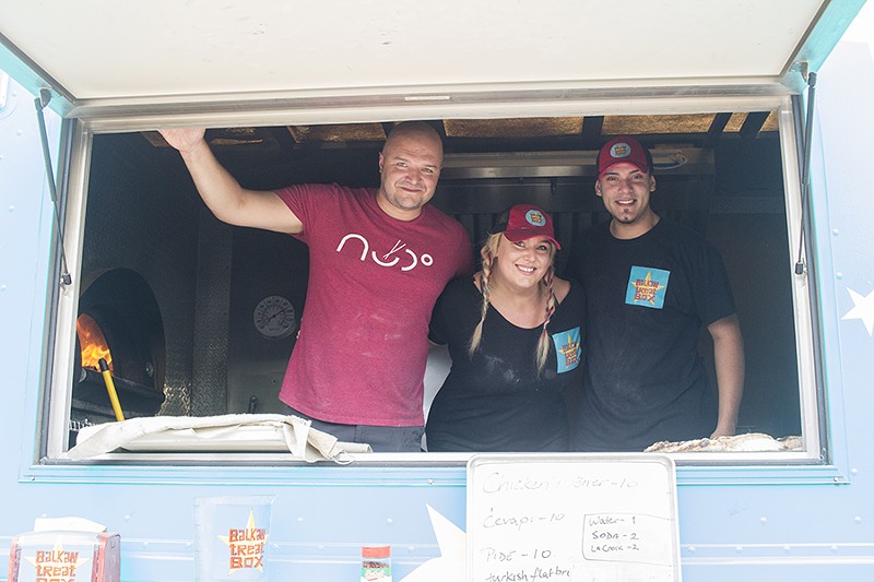 Edo and Loryn Nalic share their truck with chef Amel Rizvanovic. - MABEL SUEN