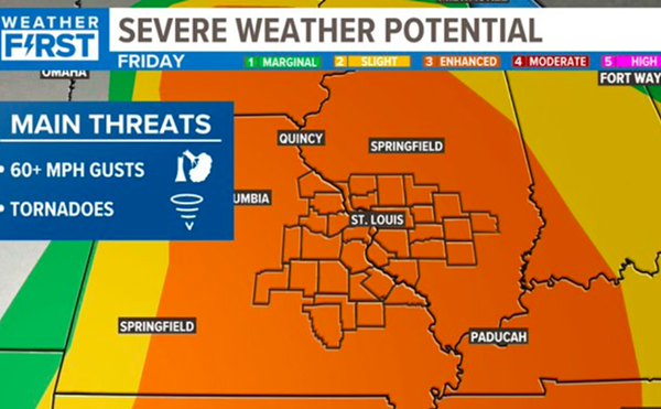 Severe Weather, Including Tornadoes, Could Hit St. Louis Friday