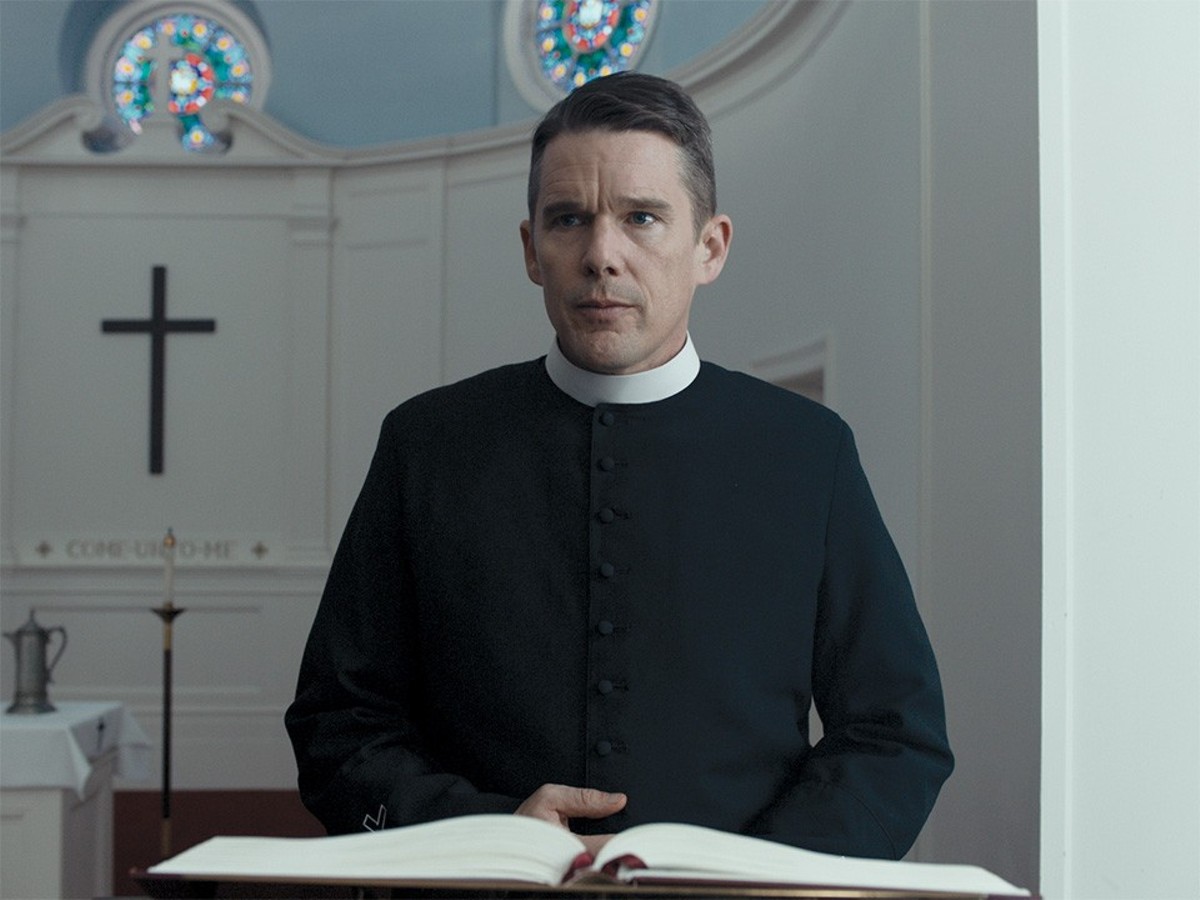 Reverend Toller (Ethan Hawke) has many problems, and then Mary and her husband Michael come into his life.