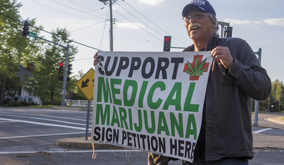 Jeff Mizanskey, who spent 22 years in prison for non-violent marijuana offenses, worked to gather signatures for Missouri's failed 2016 ballot initiative.