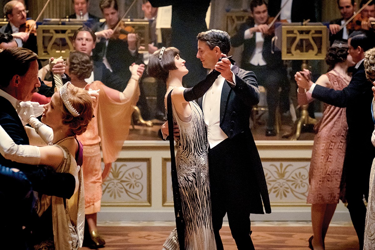 Lady Mary and Henry Talbot (Michelle Dockery and Matthew Goode) dance as only the comfortable can.