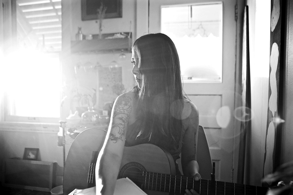 Lisa Houdei, a.k.a. Le’Ponds, is one local act who has been featured in Nate Burrell’s photography.