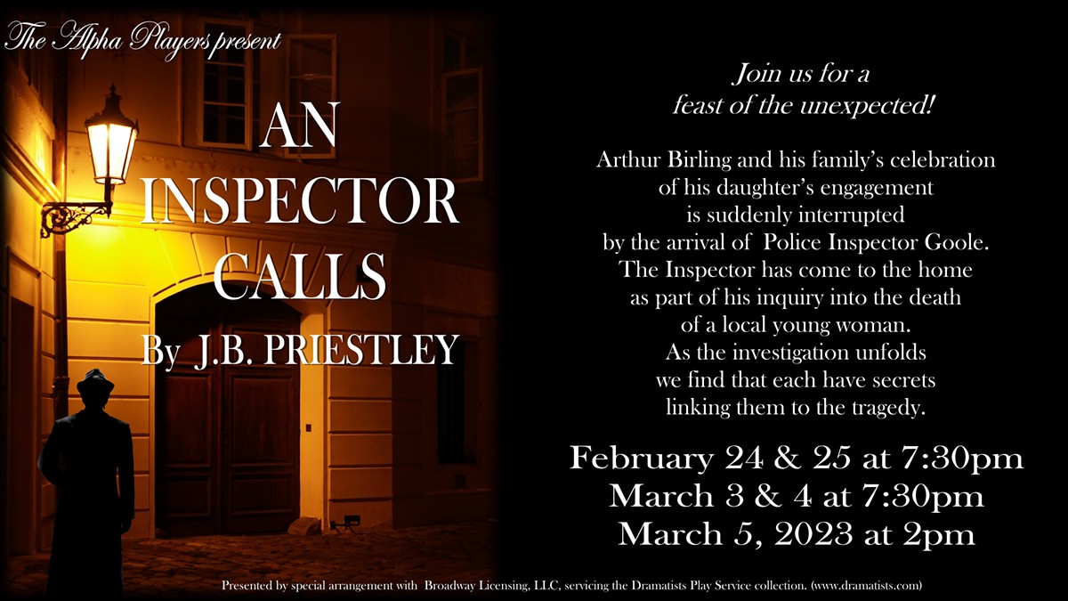 Join us for a three-act feast of the unexpected!