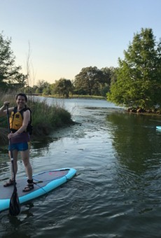 Now paddling around Forest Park isn't just about peddling.