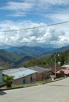 The village of Monserrate and its co-op president, Don Gabriel