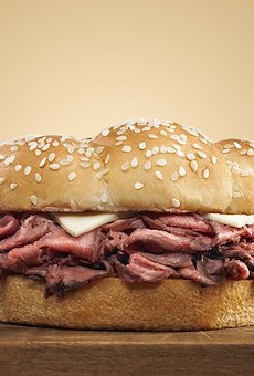 The roast beef at Lion's Choice.
