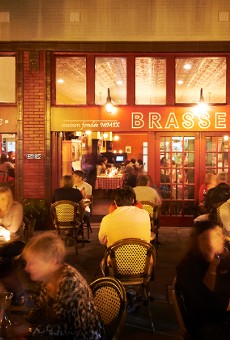The patio at Brasserie, which is located next door to sister business Taste in the Central West End.
