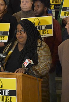 Kayla Reed of Action St. Louis says the Workhouse is a "stain" on St. Louis.