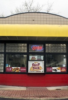 Fort Taco's drive-through only restaurant.