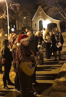 Christmas carols are a way to give back.