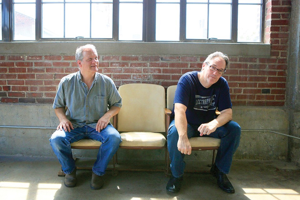 Andy Ploof, left, and John Wendland have performed together for decades across numerous acts.