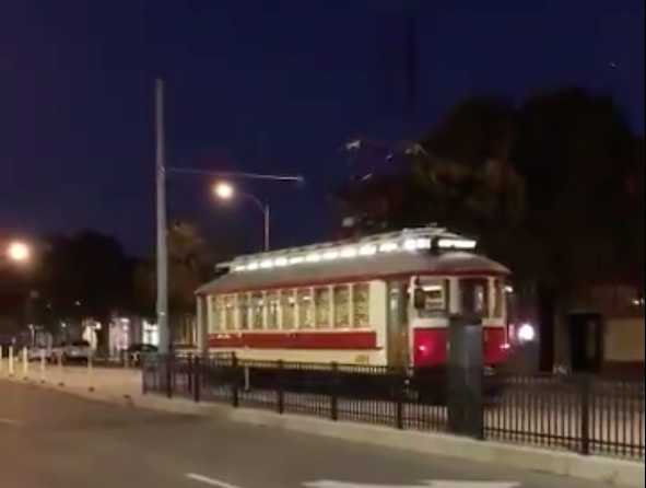 The trolley was sighted in the wild this weekend .... but don't get your hopes up just yet. - VIA SCREENSHOT