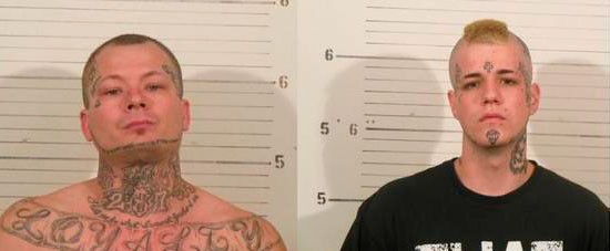 Paul O'Keefe (left) and Philip Ney were wanted for multiple car break-ins.