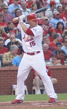 Matt Holliday and a bottle of wine pair nicely in a weekend event. - COMMONS.WIKIMEDIA.ORG