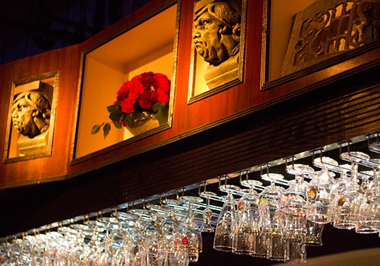 The bar comes equipped with an array of special glasses | Mabel Suen