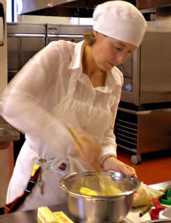 Jane Muscroft went to catering college. - DEBORAH HYLAND