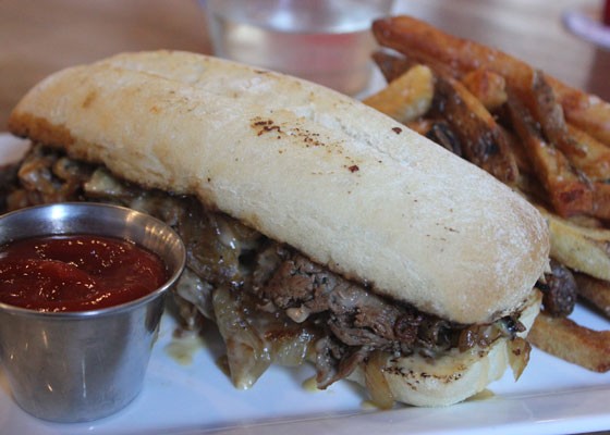 The Philly sandwich. | Nancy Stiles