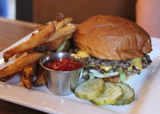 The Wheelhouse burger (one of several). | Nancy Stiles