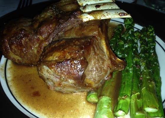 Braised lamb with asparagus. | Nancy Stiles