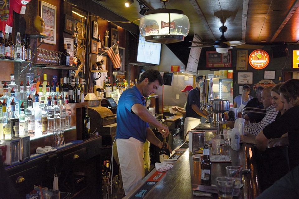 The Village Bar: One of the neighborhood bars we love.