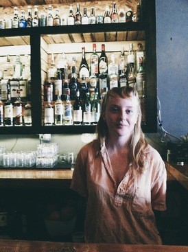 Kristin Dennis of The Fortune Teller Bar and N&eacute;e - PHOTO TAKEN BY THE AUTHOR