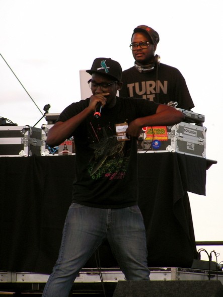Spade's lil brother Tef Poe and DJ Needles. View more photos.