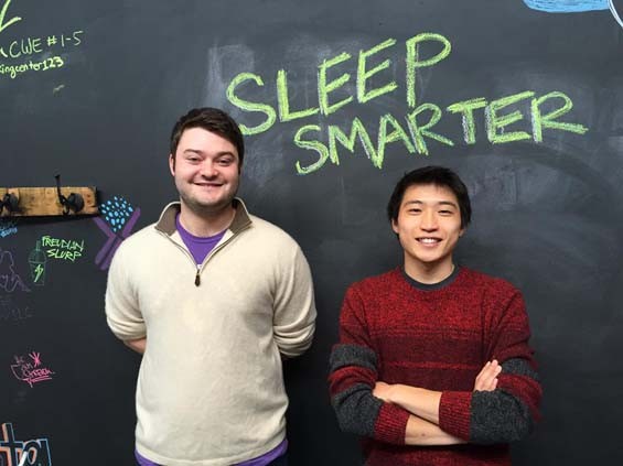 Ultradia cofounders Ben Bronsther (left) and Zimin Hang think they've cracked the code to deeper, more restorative sleep. - COURTESY OF ULTRADIA
