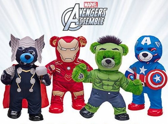 Teddy Bear Plush Green Superhero Avengers Hulk Build-A-Bear 