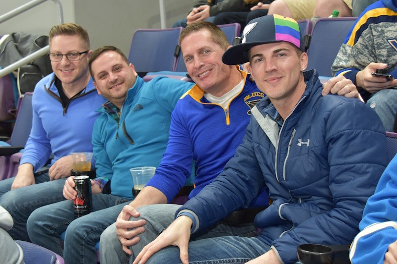 As Blues' Pride Night 'Hockey Is For Everyone' Night, LGBTQ