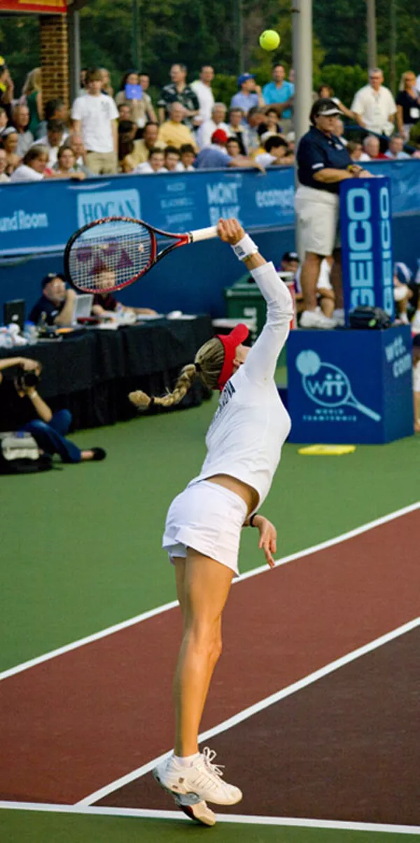 Anna Kournikova Plays Tennis in St. Louis, 7/18/08, St. Louis