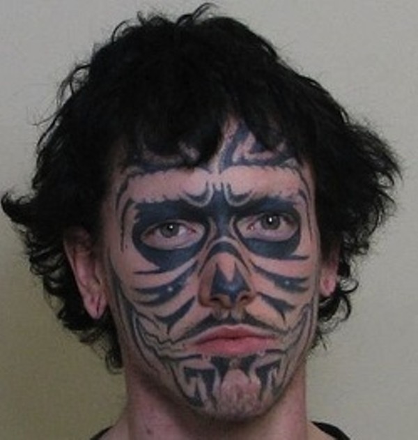 Photos Top 20 Scariest Face Tattoo Mugshots  St Louis Metro News  St  Louis  St Louis Riverfront Times