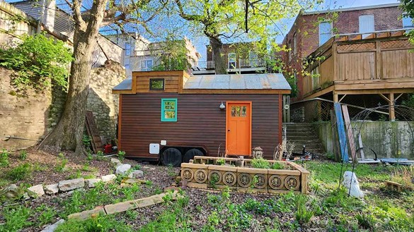 Mack Panu is now selling the tiny house they worked on throughout their early 20s.