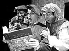 Corey Jones, Bradley Calise and Michael Bowdern in The Compleat Wks of Wllm Shkspr (Abridged)