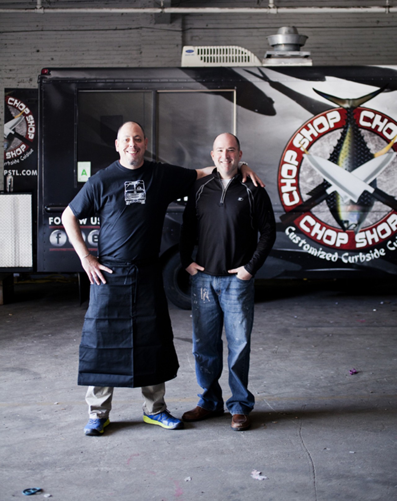Chef/owner Eliott Harris and marketing/ad/PR guru Bryce Woollen run the entire operation together. When the truck is out serving sushi to the masses... it's the two of them... making it all happen.