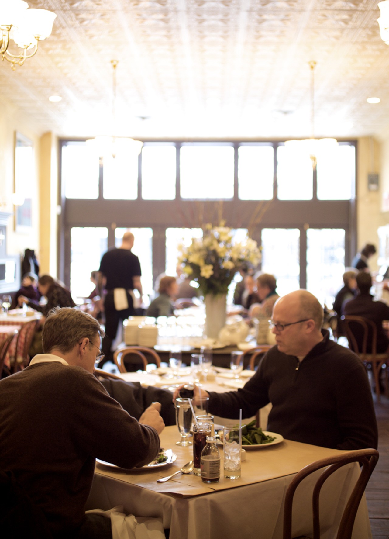Brasserie&rsquo;s casual dining experience. Makes you want spring to come even earlier so those French doors can open to a delicate, warm breeze while sipping on a beer&hellip; Sigh.
