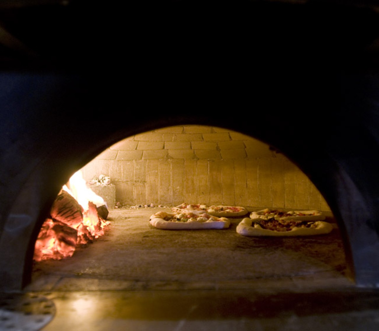 The beautiful brick oven. Crust Achin': Ian ventures forth in search of the good pizza and finds the Good Pie