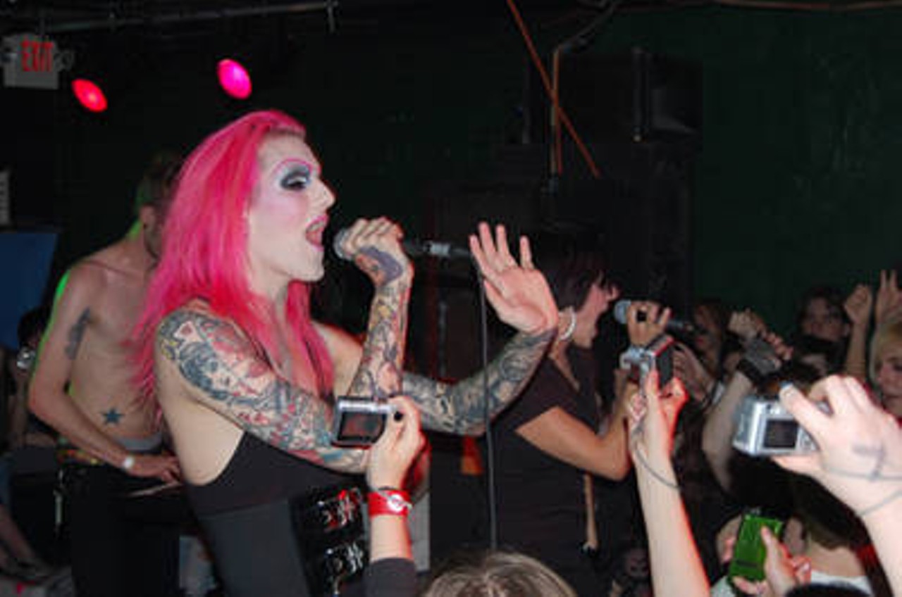 Androgynous disco singer Jeffree Star filled the Creepy Crawl for a live show on May 8. See more pictures here and read a show review here.