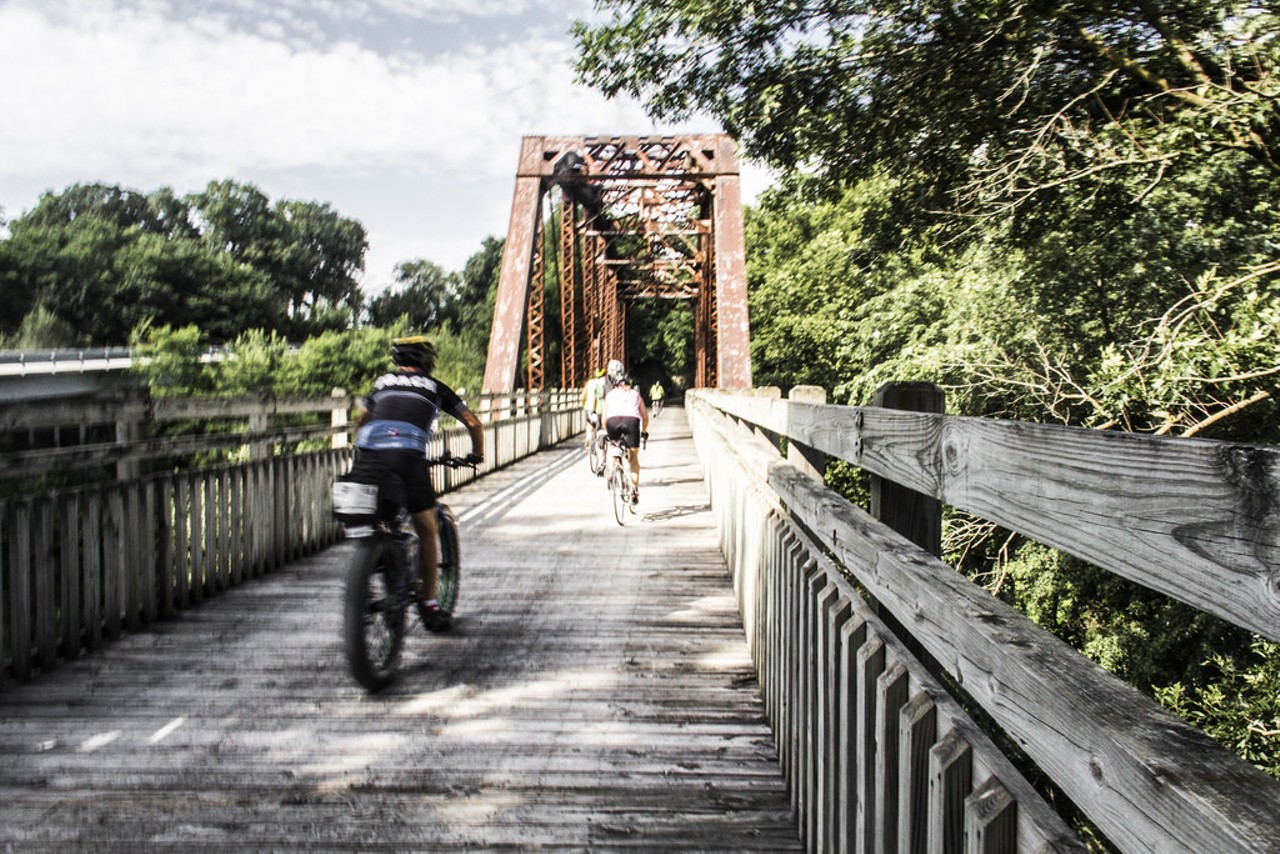 The Katy Trail stretches from Machens to Clinton, but you don't have to bike all 237 miles to enjoy plenty of fun along the way. Using the incredibly helpful Katy Trail Planner, we've chosen 25 great stopping points from St. Charles to Steedman, many of them less than a mile off the trail. Click through for details on all the highlights along this 81.6-mile stretch of trail -- and start planning for your adventure now. Photo courtesy of Flickr / N.