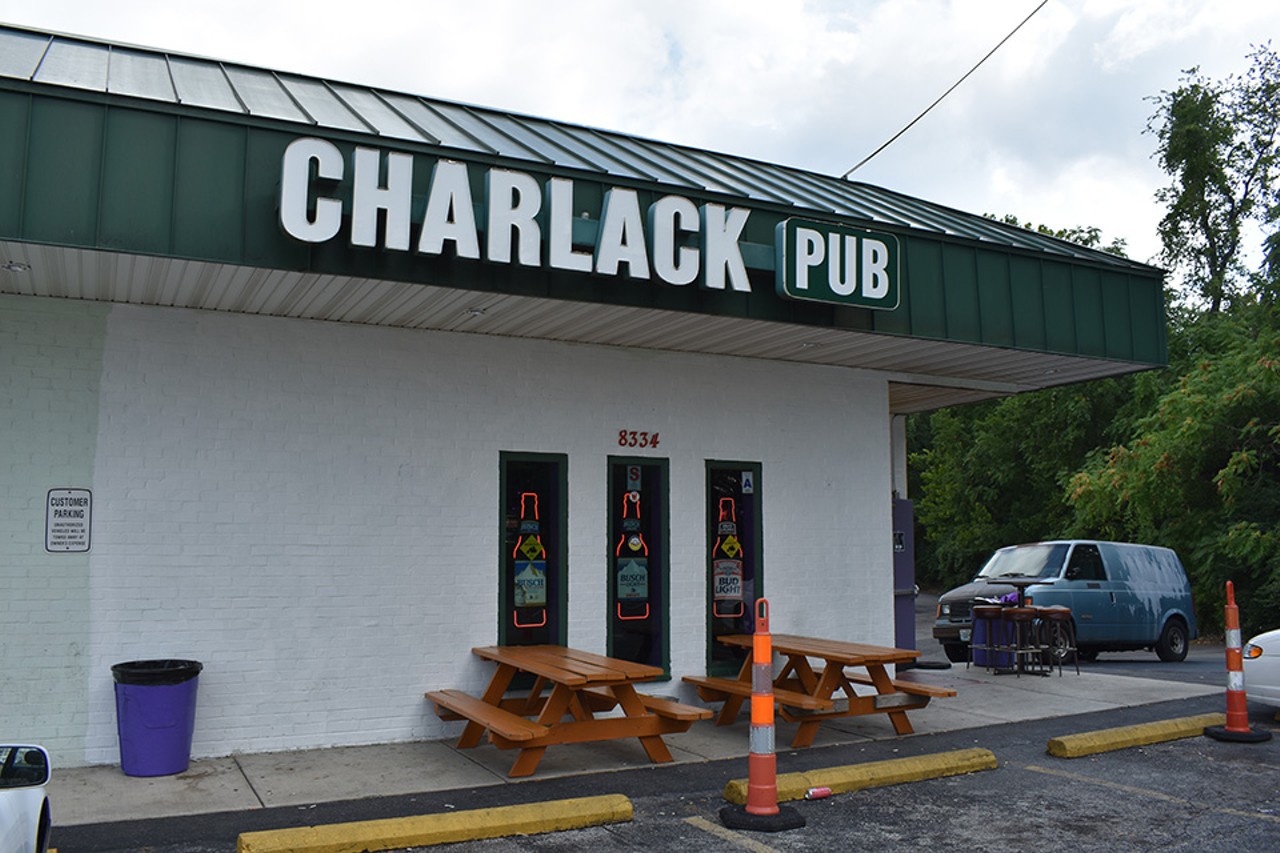Charlack Pub
Some who day-drink do so because they keep odd hours or work third shifts, relegating their R&R to the hours when the sun is up. Some, however, do it purely for the love of the game. That&#146;s the case for many of the old north-county dive bars, often patronized in the morning hours by older drinkers who&#146;ve earned the right to call themselves pros. Charlack Pub (8334 Lackland Road, Overland; 314-423-8119) is no different &#151; its regulars just wake up earlier. At 6 a.m. the scene is considerably more serene than at night, when the rock bands take the stage and the motorcycles fill the parking lot, but you&#146;ll still have good company in the form of an old-timer or three who decided to start early. Learn from them, and one day you may have what it takes to become them. Charlack Pub is open from 6 a.m. to 1:30 a.m. Tuesday through Saturday and from 6 a.m. to 6 p.m. on Monday. The bar is closed on Sundays &#151; even professionals need their day of rest.
Photo courtesy of Daniel Hill