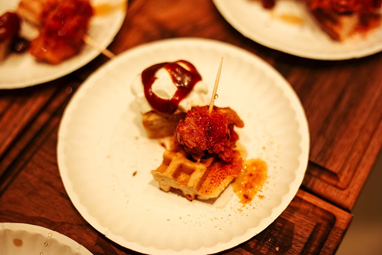 Sunday Best offered a small plate of chicken and waffles.
