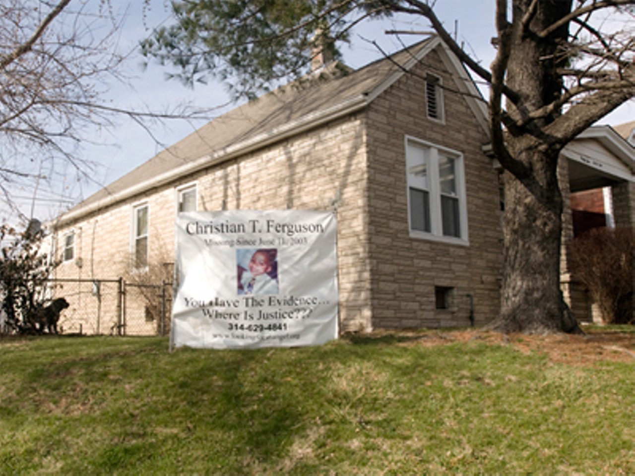 The home in which Theda Thomas and her son Connor Ferguson now live. Connor, now 14, came back into his mother's custody in 2007 after a lengthy court battle. Vanishing Act: Six years after the fact, the disappearance of nine-year-old Christian Ferguson remains a mystery. (March 18, 2009).
Vanishing Act, Part 2: Missing since 2003, little Christian Ferguson is almost surely dead. Police think they've fingered the culprit -- and there's nothing they can do about it. (March 26, 2009).
