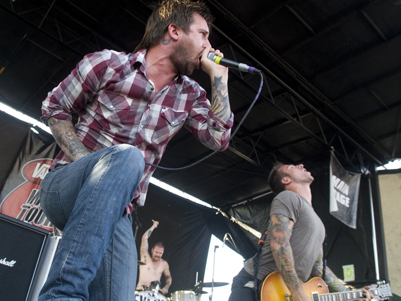 Every Time I Die performing at the 2010 Vans Warped Tour in St. Louis.