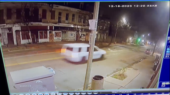 This video was taking from an address near Bar:PM in St. Louis' Carondelet neighborhood.